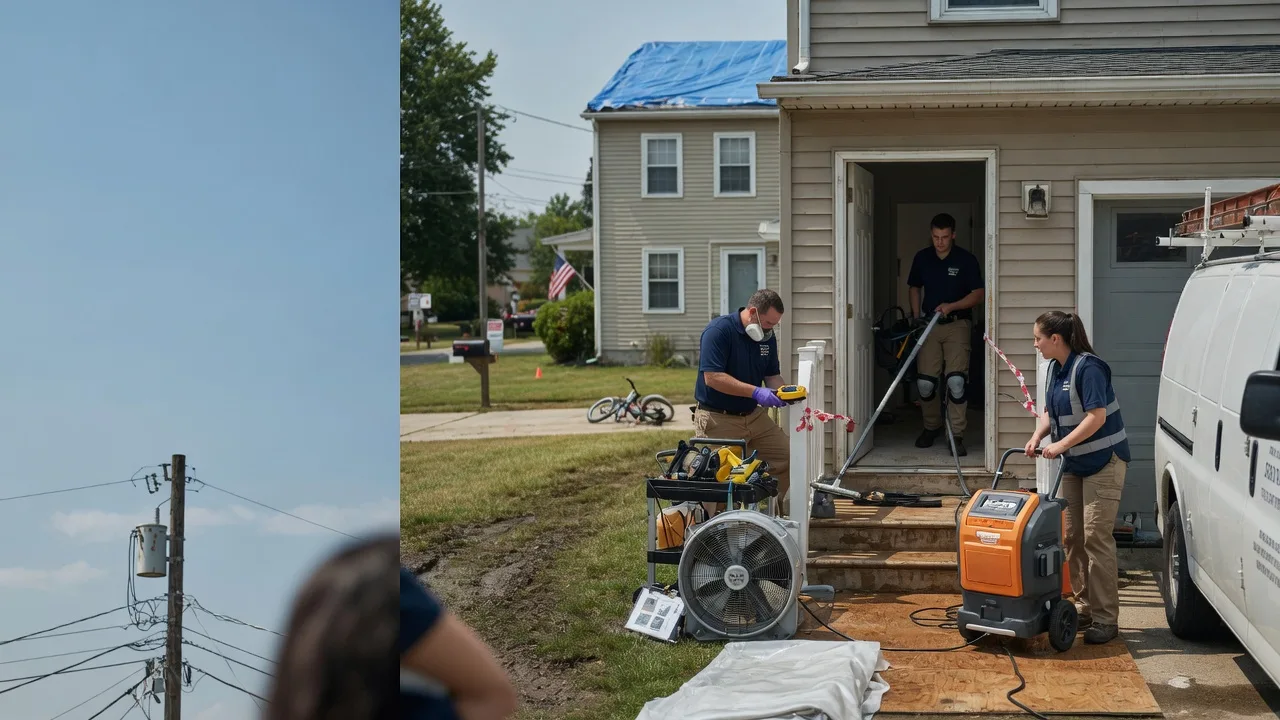 Water Damage Repair in Sharon, WI near me